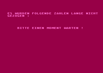 Lotto - Tippen mit System atari screenshot