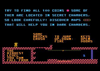 Luckyman atari screenshot