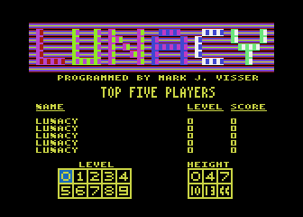 Lunacy atari screenshot