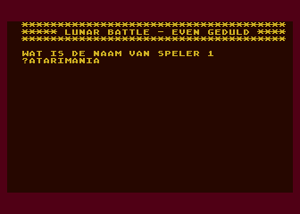 Lunar Battle atari screenshot