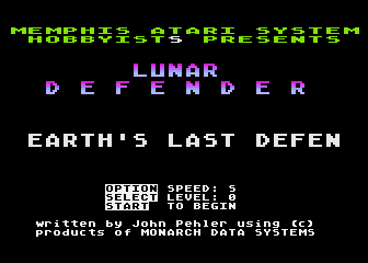 Lunar Defender atari screenshot