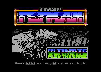Lunar Jetman atari screenshot