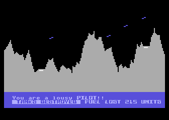 Lunar Lander atari screenshot