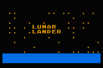 Lunar Lander atari screenshot