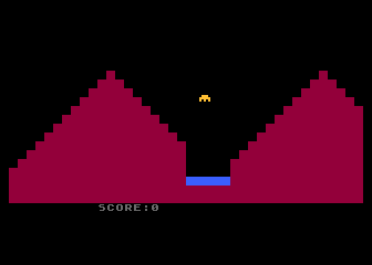 Lunar Landing atari screenshot