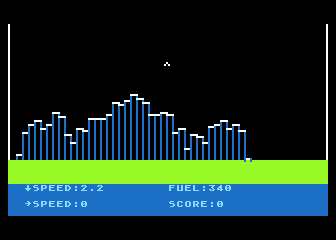 Lunar Mission atari screenshot