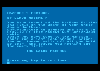MacPhee's Fortune — screenshot 1