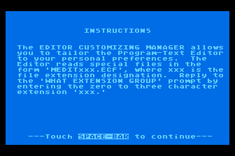 Macro Assembler and Program-Text Editor atari screenshot