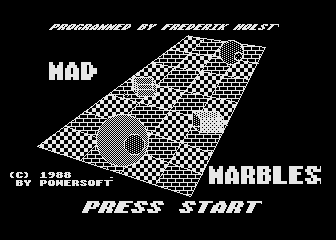 Mad Marbles atari screenshot