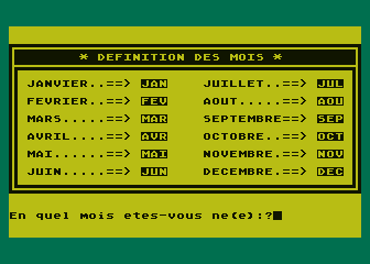 Madame Soleil atari screenshot