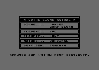 Madame Soleil atari screenshot