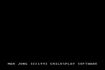 Mah Jong atari screenshot