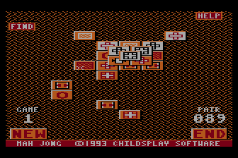 Mah Jong atari screenshot