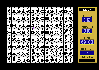 Mahjong XE atari screenshot