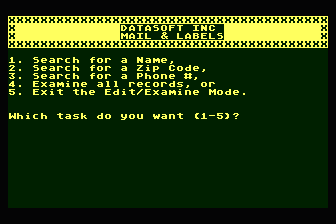 Mailing List atari screenshot