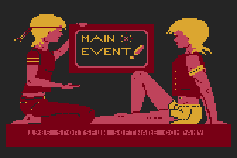 Main Event atari screenshot