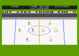 Major League Hockey atari screenshot
