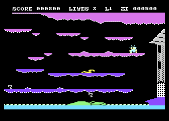 Quest for the Maltese Chicken (The) atari screenshot