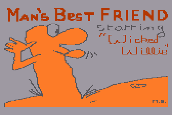 Man's Best Friend atari screenshot