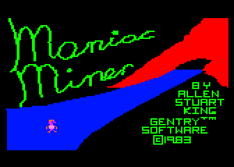 Maniac Miner atari screenshot