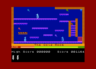 Manic Miner atari screenshot
