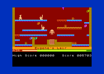 Manic Miner atari screenshot