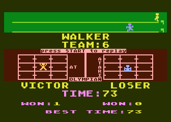 Marathon atari screenshot
