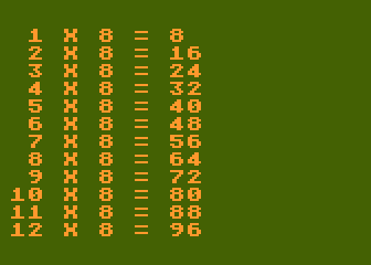 Marathon / Maths for Fun atari screenshot
