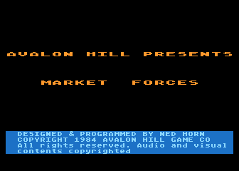 Market Forces atari screenshot