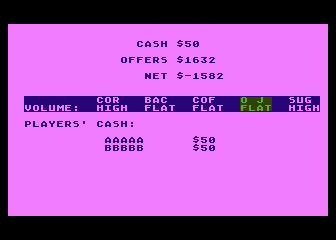 Market Forces atari screenshot