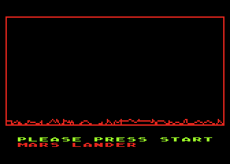 Mars Lander atari screenshot