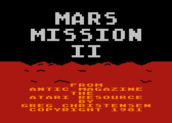 Mars Mission II — screenshot 1