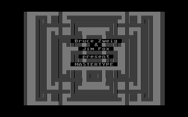 MasterType atari screenshot