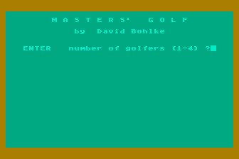 Masters' Golf — screenshot 1