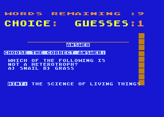 A+ Biology atari screenshot