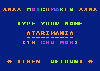 Matchmaker Elementary Science - Grades 7-8 atari screenshot