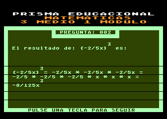 Matematicas - 3° Medio - Modulo 1 atari screenshot