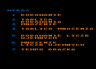 Matematyka atari screenshot