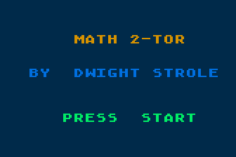 Math 2-Tor atari screenshot