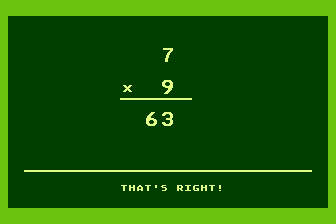 Math Blaster! atari screenshot
