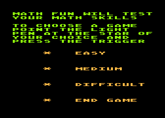 Math Fun for the Young - Level I atari screenshot