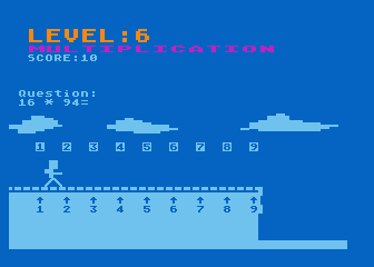 Math Hiker atari screenshot