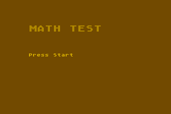 Math Test — screenshot 1