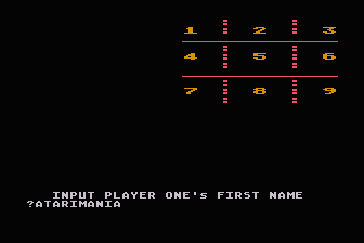 Mathematic-Tac-Toe atari screenshot