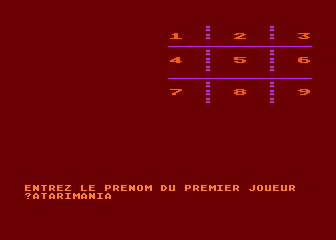 Mathematic-Tac-Toe atari screenshot