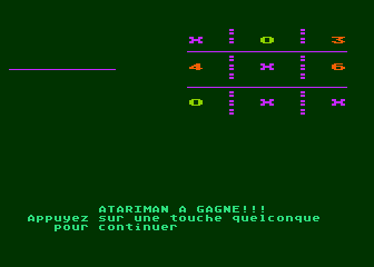 Mathematic-Tac-Toe atari screenshot