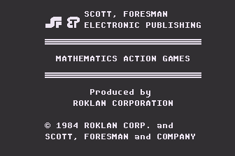 Mathematics Action Games - Pyramid Puzzler atari screenshot