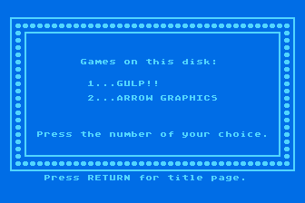 MathFun! - Gulp!! / Arrow Graphics atari screenshot