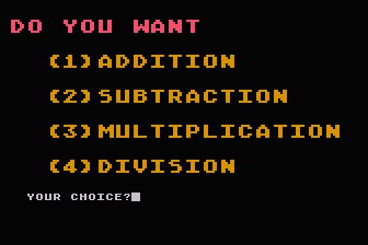 MathMagic atari screenshot