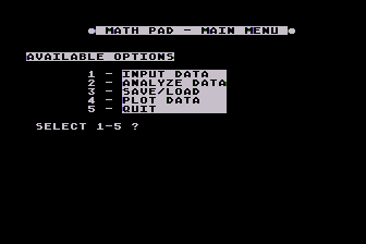 MathPad atari screenshot